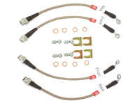 1988-93 Corvette Stainless Steel Brake Hose Set - SBH-8893