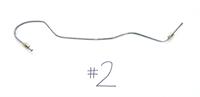 1967-82 Corvette Left Trailing Arm Brake Line - #2