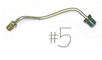 1969 Corvette Front Left Block to rubber Line, Brake Line. - #5