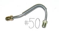 1956-62 Corvette Front Left Wheel Line. Stainless Steel - #50S