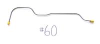 1953-55 Rear right axle Brake Line - #60