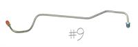 1969 Master cylinder to distribution block Rear Brake Line SS - #9S