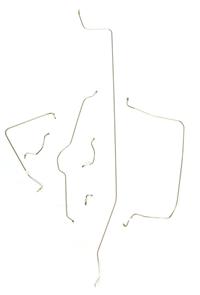 1963-64 Brake Line Kit Non Power SS - K-3S