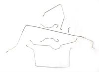 1965-66 Brake Line Kit Power 1/4 in. Lines SS - K-8S